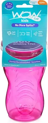 Wow 360° Drinking Cup | 100% BPA Free | on the go | easy clean | spill free |...