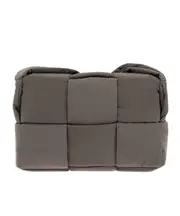 Bottega Veneta Small Padded Tech Cassette Shoulder Bag One size Light graphite color