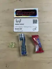 WiscoWorx "Very Berry Stargazer Smedium" Lanyard Bead