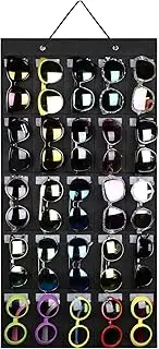[Generic] Sunglasses Storage Organizer | Dustproof Wall Pocket Felt Sunglass Storage - Eyeglass Display and Organization Hanger for Bedroom Apartment Dormitory Home Study Room