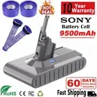 9500mAh Battery for Dyson V8 Cordless Vacuum Absolute Cleaner SV10 Replacement