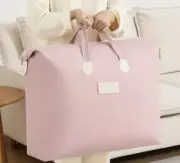 Large Pink Non Woven Moisture Proof Travel Storage Expandable Organizer Bag New