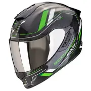 EXO-1400 Evo II Carbon Air Mirage Black Green Full Face Helmet