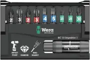 Wera 05073980001 Nut Driver Bit Set, 10 Piece