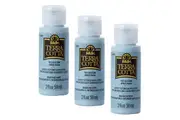 3x Plaid FolkArt Terra Cotta 59ml Acrylic Art Paint Sea Stone Textured Finish