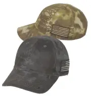 KRYPTEK Tactical Camo Typhon Highlander American Flag Patch Hunting Shooting Hat