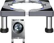 Washer Stand - Washer Dryer Stand, Washing Machine Base | Durable Laundry Pedestal with Locking Wheels, Washing Machine Stand Pedestal for Washing Machine Fridge Refrigerator Other Home Appliances