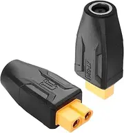 SinLoon 2-Pack XT60 to DC7450 Adapter XT60 to DC 7.4mm x 5.0mm Wireless for TS100 Soldering Iron, FPV Monitor, Power Supply, Drone (XT-026)