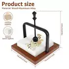 Napkin Holder Wood Table Napkin Holder with Weighted Metal Arm Practical fahdS