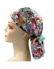 TK World 2 Polyester Ponytail Scrub Cap Doctor Theatre Nurse Hospital