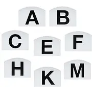 Dressage Letter Marks | Letter Mark Set | Sturdy Dressage Markers | Dressage Training Markers, Weather-Resistant Dressages Equipment, Complete Dressages Set, Wall-Mount Training Markers