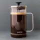 【La Cafetiere】玻璃法式濾壓壺(簡約銀1L) | 泡茶器 冷泡壺 沖茶器 法壓壺 咖啡壺 奶泡杯