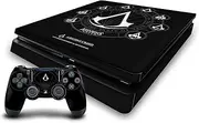 Official Assassin's Creed Crests Legacy Logo Vinyl Sticker Gaming Skin Decal Cover Compatible with Sony PlayStation 4 PS4 Slim Console and DualShock 4 Controller