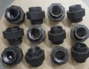 12 QTY Anvil 8700163101 (1.25 in.) Malleable Iron Pipe Fitting Black Union