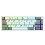 YUNZII AL68 Tri-Mode Hot-Swap Aluminium Keyboard Silver