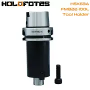 HSK63A-FMB22-100L Tool Holder HSK63A FMB Milling Cutter Holder CNC HSK FMB22 100