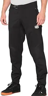 100% Hydromatic Biking Pants - Lightweight Water Resistant Riding Apparel Black