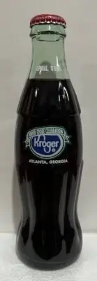 1999 Coca Cola Kroger-Atlanta GA-100th Store 8oz Coke Bottle