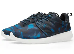 =CodE= NIKE ROSHE ONE PRINT CAMO 迷彩慢跑鞋(藍黑).655206-404.RUN.男女