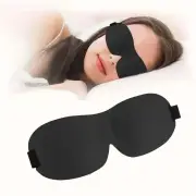 KALOAD 3D Stereoscopic Sleep Eye Mask Sleep Magic Memory Sponge Black Shading Breathable Quik Sleep for Outdoor Travel