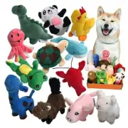 Squeaky Plush Dog Toy Pack for Puppy, Small Stuffed Puppy Chew Toys 12 Dog