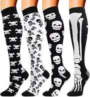 Compression Socks for Men Women 20-30 mmHg for Running Nurses Flight Pregnancy