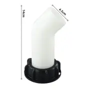 2in Extension Drain Spout Hose for 1000L IBC Water Tank Nozzle Tap Cap