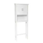 Arven Classic Style Over The Toilet High Rack Storage Cabinet - White