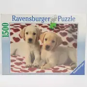 Ravensburger NIB 1500 PC Jigsaw Puzzle A Golden Moment 2007 Labrador Puppy