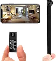 Hidden Spy Camera,1080P WiFi Mini Camera Portable Wireless Security Cameras Video Recorder IP Cameras Nanny Cam with DIY Interchangable Lens/Motion Detection for Indoor Outdoor Monitoring