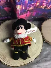Disney Store Beefeater Mini Bean Bag 9” Mickey Mouse United Kingdom Plush -NWT