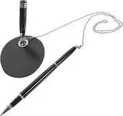ROMISBABA Desk Pen Signature Pen Stand Business Pen for Bank Multi-function Writing Sleek Design