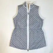Chico’s Zynergy Reversible Quilted Puffer Zip Vest Womens Size 0 New Tags