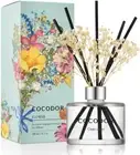 COCODOR Flower Reed Diffuser Set / 200Ml / Clean Linen/Scent Diffuser with Stick