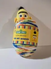 NEW!!! KNIT KIT SESAME STREET BERT HAT FOR CHILD SUPER CUTE!!!