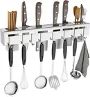 Deluxe 20 Slot Bamboo Knife Block Holder without Knives Countertop Butcher Block
