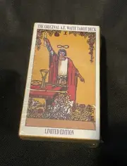 Original Rider Waite Tarot Card Deck Limited Edition Sealed Oracle Tudor Rose