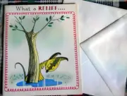 Vintage Get Well Card -WHAT A RELIEF! circa 1950 /40's by Wishing Well