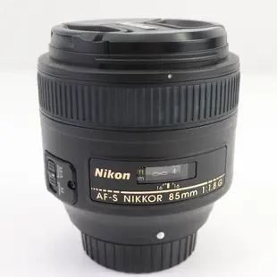 Nikon AF-S 85mm F1.8G 寧靜波動馬達 恆定大光圈 最近對焦0.8米 尼康鏡頭 二手鏡頭