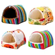 Warm Small Pet Animal Bed Hamster Nest Dutch Pig Hedgehog Habitat Mini House