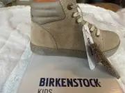 Kids Bartlett Birkenstock Boots size 11 Suede Sand New In Box