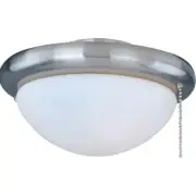 Maxim Lighting 1-Light Ceiling Fan Light KitSatin Nickel - FKT206SN