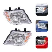 1 Pair Headlight Halogen Head Lamps For Nissan Frontier Pickup Truck 2009 - 2018 (for: Nissan)