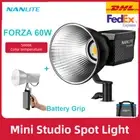 Nanlite Forza 60 60W Portable COB LED Video Light Spotlight 5600K & Battery Grip