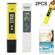 Digital Electric PH+TDS&EC Meter Tool Hydroponics Aquarium Tester Test-.-