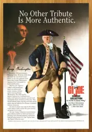 1998 GI Joe Classic Collection Action Figures Print Ad/Poster George Washington