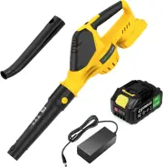 Leaf Blower Cordless, 5 Speed Mode/480Cfm/150Mph-21V&5.0A，Leaf Blower for Blowin