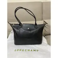 在飛比找蝦皮購物優惠-Longchamp 真皮長背帶肩背包 好裝好背好實用