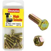 Champion High Tensile Bolts and Nuts BM13, M5 X 20mm