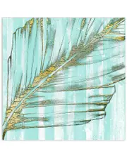 Empire Art Direct Beach Frond in Gold I Wall Art